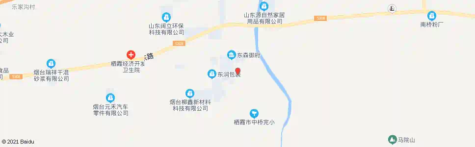 烟台大北桥(东北桥村)_公交站地图_烟台公交_妙搜公交查询2025