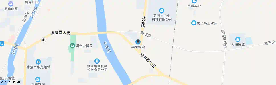 烟台福昊物流_公交站地图_烟台公交_妙搜公交查询2025