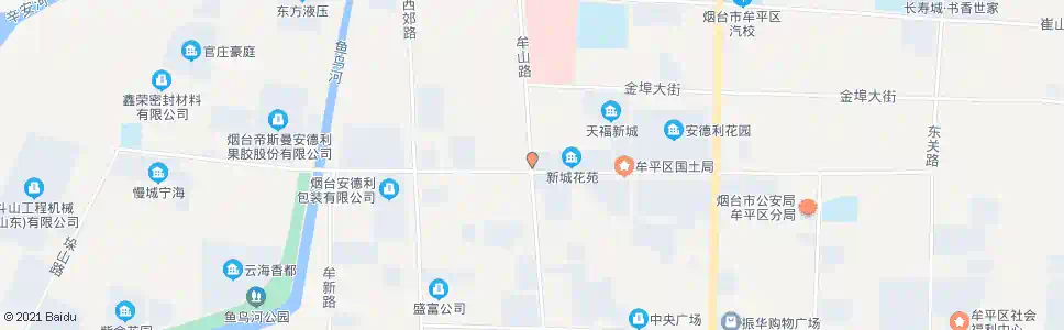 烟台牟山路_公交站地图_烟台公交_妙搜公交查询2025