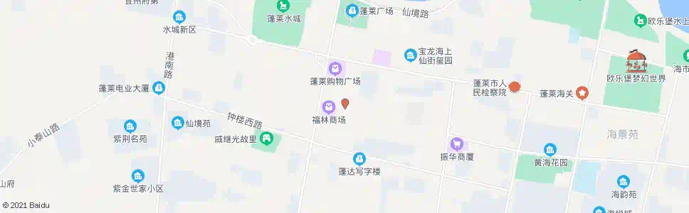 烟台县后路步行街_公交站地图_烟台公交_妙搜公交查询2025