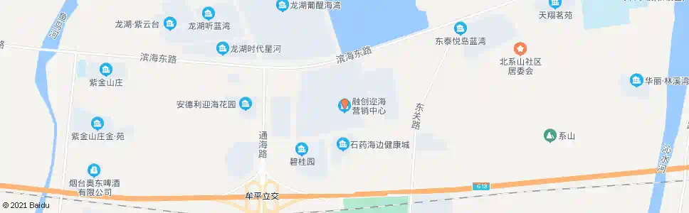 烟台融科迩海_公交站地图_烟台公交_妙搜公交查询2025