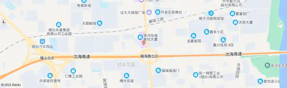 烟台衡悦广场_公交站地图_烟台公交_妙搜公交查询2025