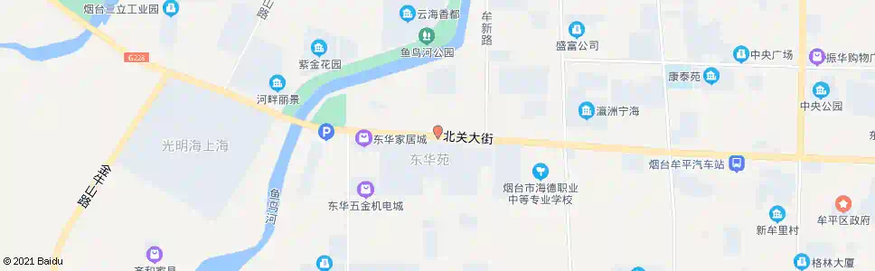 烟台东华苑_公交站地图_烟台公交_妙搜公交查询2025