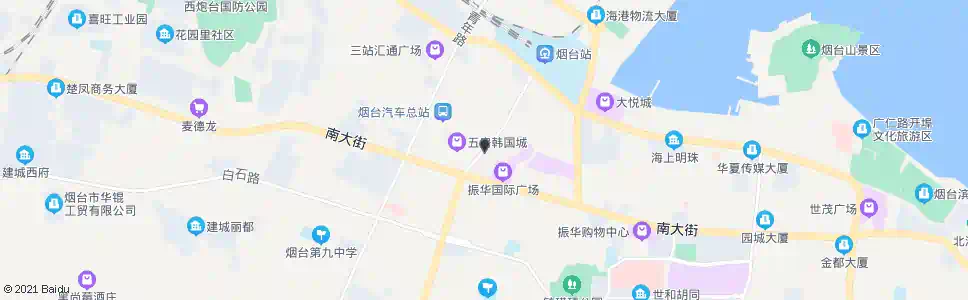 烟台烟台联通大楼_公交站地图_烟台公交_妙搜公交查询2025