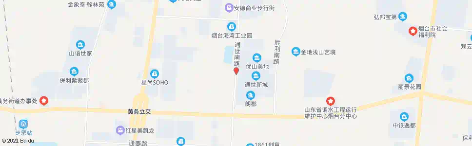 烟台通世南路_公交站地图_烟台公交_妙搜公交查询2025