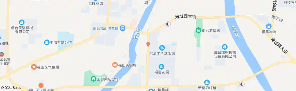 烟台水清木华芝阳城_公交站地图_烟台公交_妙搜公交查询2025