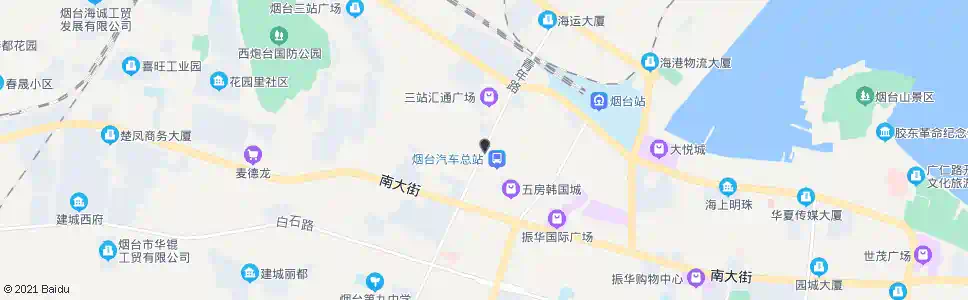 烟台烟台汽车总站三联家电_公交站地图_烟台公交_妙搜公交查询2025