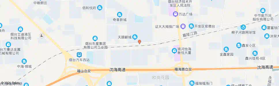 烟台天颐郦城_公交站地图_烟台公交_妙搜公交查询2025