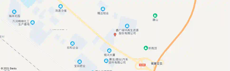 烟台山东明坤工贸_公交站地图_烟台公交_妙搜公交查询2025