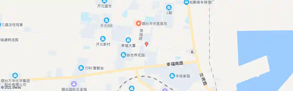 烟台万华医院_公交站地图_烟台公交_妙搜公交查询2025