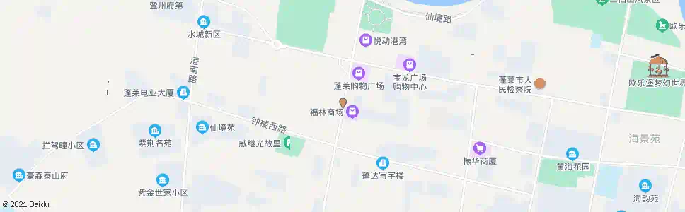 烟台福林商场_公交站地图_烟台公交_妙搜公交查询2025