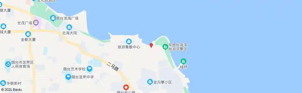 烟台月亮湾_公交站地图_烟台公交_妙搜公交查询2025