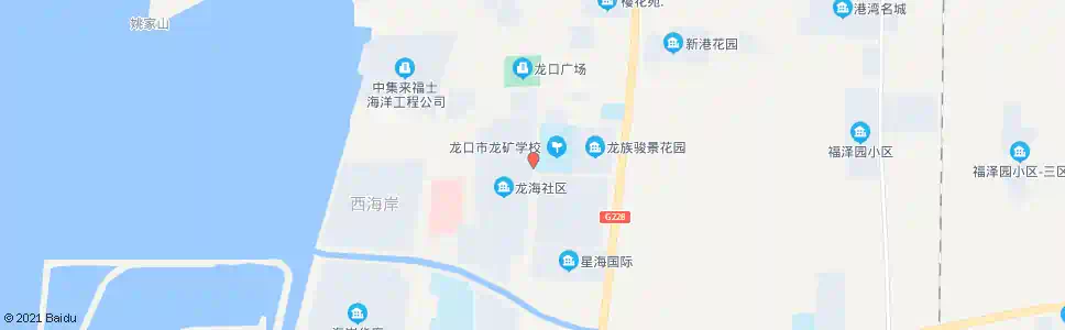 烟台新龙家苑_公交站地图_烟台公交_妙搜公交查询2025