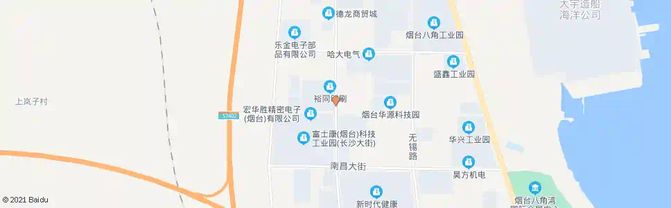 烟台长沙大街路口_公交站地图_烟台公交_妙搜公交查询2025