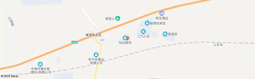 烟台仙坛股份有限公司_公交站地图_烟台公交_妙搜公交查询2025