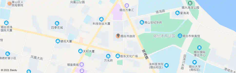 烟台市政府_公交站地图_烟台公交_妙搜公交查询2025