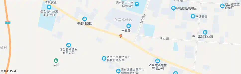 烟台望杆墩_公交站地图_烟台公交_妙搜公交查询2025