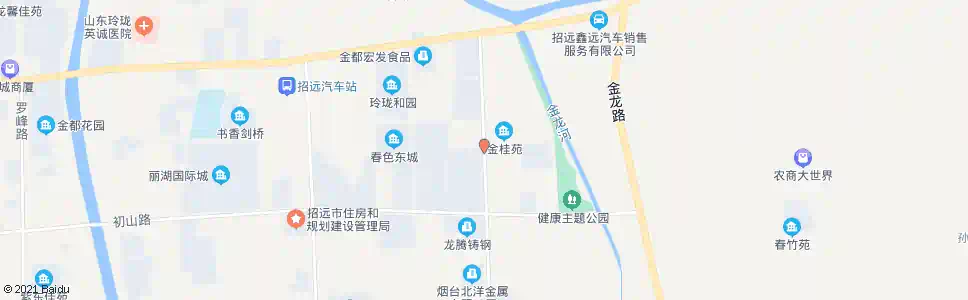 烟台金桂苑_公交站地图_烟台公交_妙搜公交查询2025