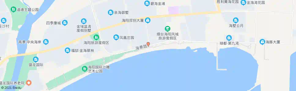 烟台海水浴场_公交站地图_烟台公交_妙搜公交查询2025