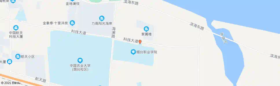烟台职业学院北门_公交站地图_烟台公交_妙搜公交查询2025