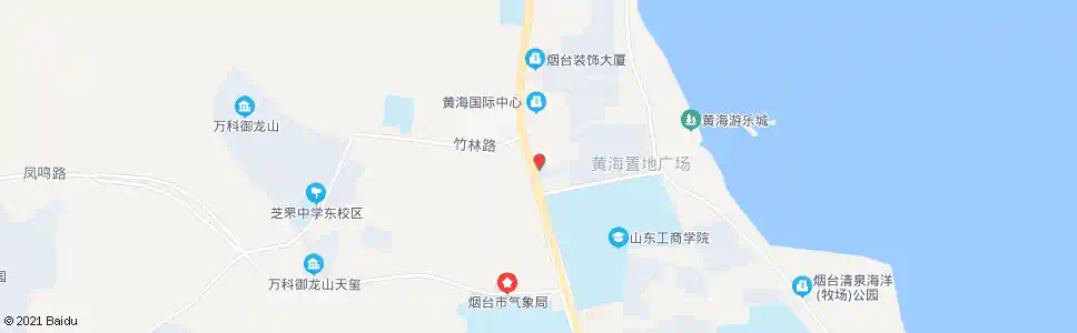 烟台黄海汽修_公交站地图_烟台公交_妙搜公交查询2025