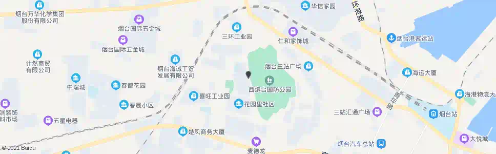 烟台金晖花园南站_公交站地图_烟台公交_妙搜公交查询2025