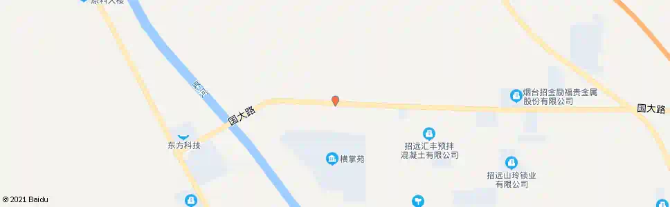烟台国大公司_公交站地图_烟台公交_妙搜公交查询2025