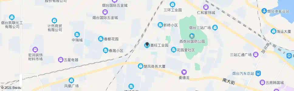 烟台喜旺工业园_公交站地图_烟台公交_妙搜公交查询2025