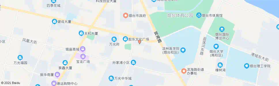 烟台市委党校(海悦大厦酒店)_公交站地图_烟台公交_妙搜公交查询2025