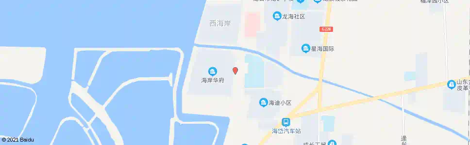 烟台海岸华府_公交站地图_烟台公交_妙搜公交查询2025