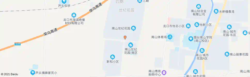烟台世纪花园_公交站地图_烟台公交_妙搜公交查询2025