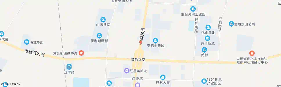 烟台黄务小区_公交站地图_烟台公交_妙搜公交查询2025