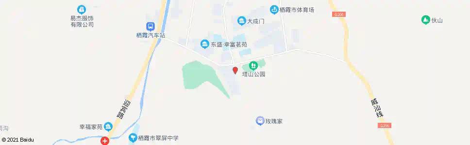 烟台翠屏小区东门_公交站地图_烟台公交_妙搜公交查询2025