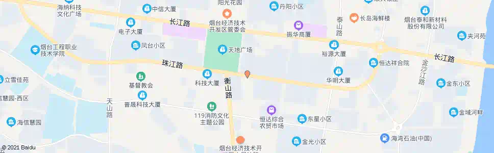 烟台珠江路_公交站地图_烟台公交_妙搜公交查询2025