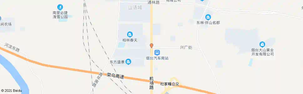烟台汽车南站(朱家疃)_公交站地图_烟台公交_妙搜公交查询2025