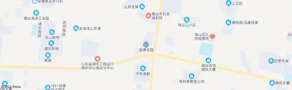 烟台丽景花园_公交站地图_烟台公交_妙搜公交查询2025