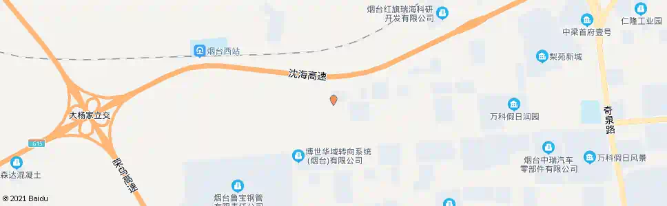 烟台宝峰电子_公交站地图_烟台公交_妙搜公交查询2025