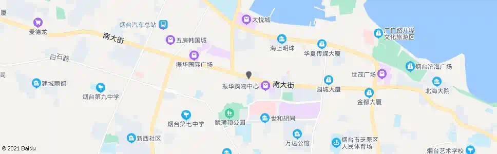 烟台南大街鑫荟金行_公交站地图_烟台公交_妙搜公交查询2025