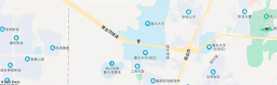 烟台鲁东大学西门_公交站地图_烟台公交_妙搜公交查询2025