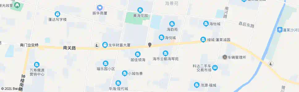烟台塌地桥_公交站地图_烟台公交_妙搜公交查询2025
