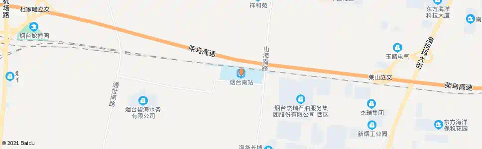 烟台莱山镇_公交站地图_烟台公交_妙搜公交查询2025