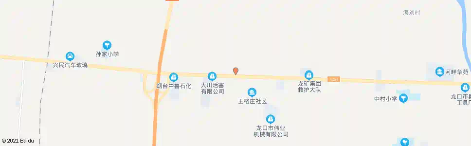 烟台王格庄_公交站地图_烟台公交_妙搜公交查询2025