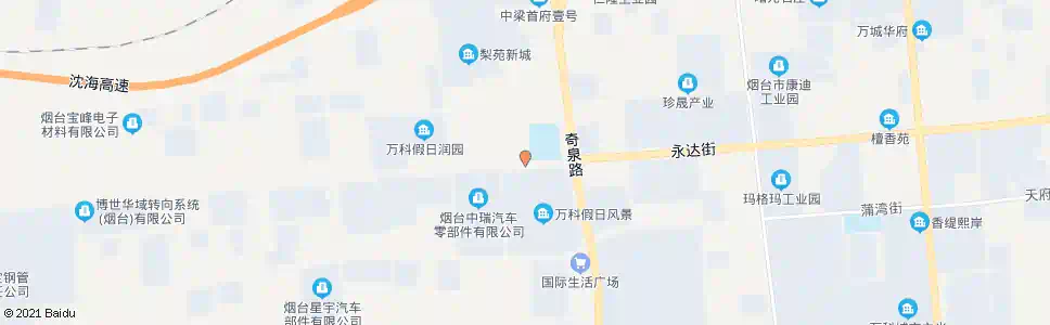 烟台万科假日风景_公交站地图_烟台公交_妙搜公交查询2025