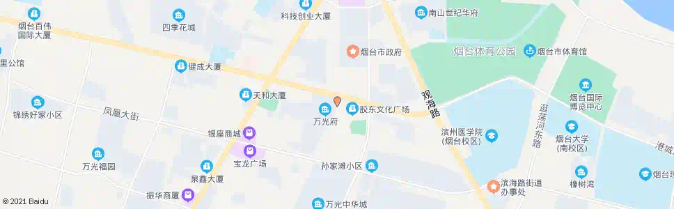 烟台长宁路_公交站地图_烟台公交_妙搜公交查询2025