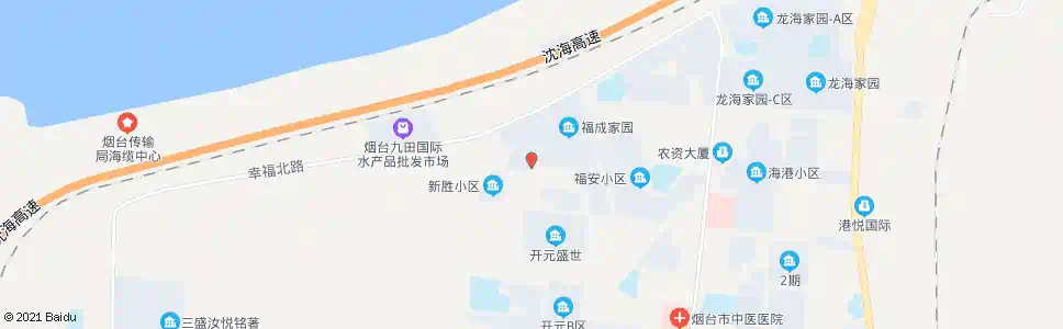 烟台幸福街道办事处_公交站地图_烟台公交_妙搜公交查询2025