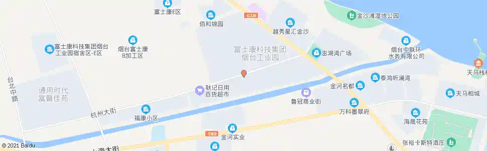 烟台富士康活动中心_公交站地图_烟台公交_妙搜公交查询2025