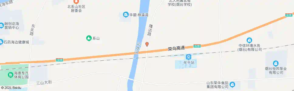烟台东系山_公交站地图_烟台公交_妙搜公交查询2025