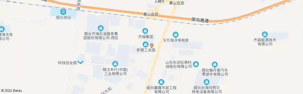 烟台杰瑞集团南区_公交站地图_烟台公交_妙搜公交查询2025