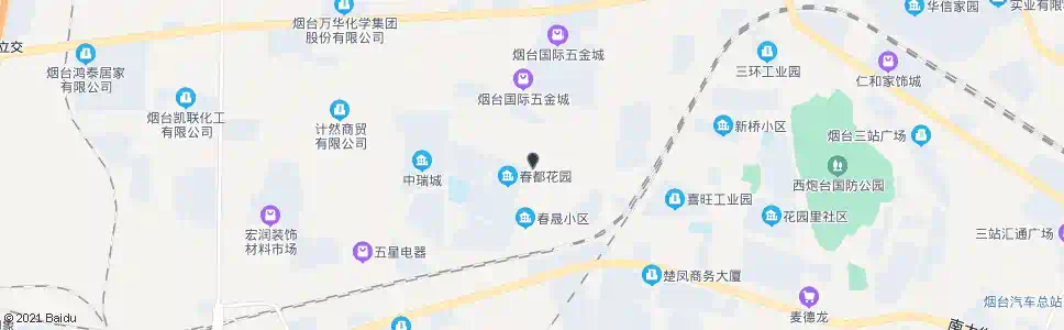 烟台春都花园_公交站地图_烟台公交_妙搜公交查询2025
