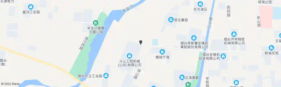 烟台北官庄西_公交站地图_烟台公交_妙搜公交查询2025